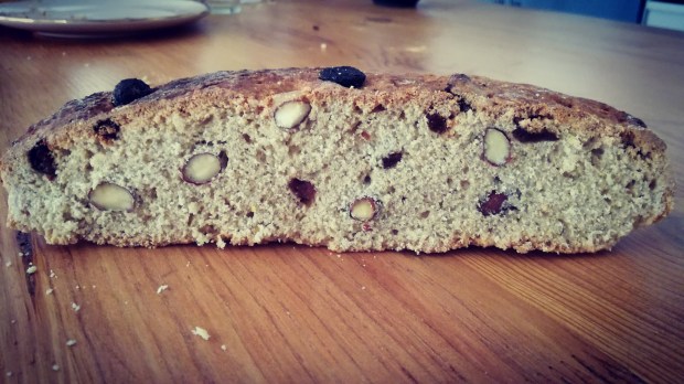 Pain aux fruits secs